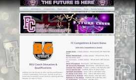 
							         Future Cheer | UK Cheerleading Competitions, Qualifications and Store								  
							    