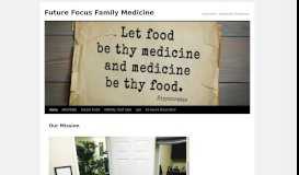 
							         Future Focus Family Medicine | Innovative – Integrated Healthcare								  
							    
