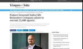 
							         Future Generali India Life Insurance Company plans to recruit ...								  
							    