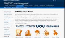 
							         Future Residents - Housing and Residential Engagement | CSUF								  
							    