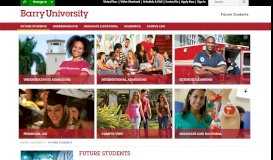 
							         Future Students: Barry University, Miami, Florida								  
							    