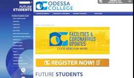 
							         Future Students Home - Odessa College								  
							    
