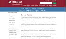 
							         Future Students - North Carolina Central University								  
							    