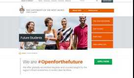 
							         Future Students | www.open.uwi.edu - UWI Open Campus - The ...								  
							    