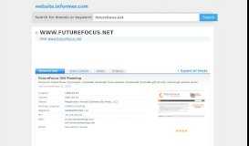 
							         futurefocus.net at WI. FutureFocus Gift Planning - Website Informer								  
							    