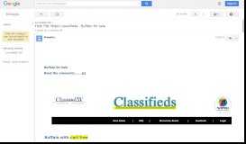 
							         Fwd: FW: Wipro classifieds - Buffalo for sale - Google Groups								  
							    