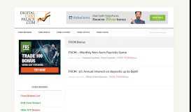 
							         FXCM Bonus – Forex Brokers Portal								  
							    