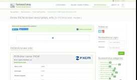 
							         FXCM Forex broker review | FXCM FX broker info, description, user ...								  
							    