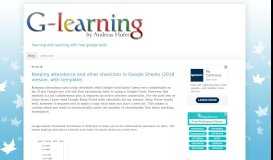 
							         G-learning								  
							    
