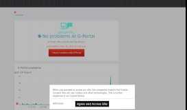 
							         G-portal down? Current problems and outages | Downdetector								  
							    