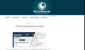 
							         G-Portal Gameserver im Test › Nils-Snake.de › counter, g-portal ...								  
							    