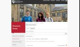 
							         G - Research Portal - Bangor University								  
							    