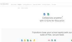 
							         G Suite for Education | Google for Education								  
							    