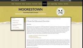 
							         G Suite for Education Overview - Moorestown Township Public Schools								  
							    