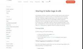 
							         G Suite Logs in ELK a step-by-step walkthrough | Tines.io								  
							    