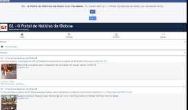 
							         G1 - O Portal de Notícias da Globo - Startseite | Facebook								  
							    