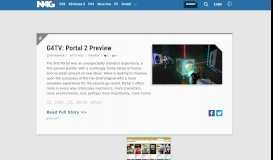 
							         G4TV: Portal 2 Preview | N4G								  
							    