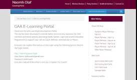 
							         GAA E-Learning Portal - Naomh Olaf								  
							    