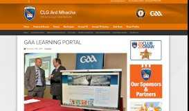 
							         GAA LEARNING PORTAL - CLG Ard Mhacha - Armagh GAA								  
							    