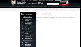 
							         GAA Learning Portal - Midleton GAA Club								  
							    