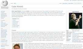 
							         Gabe Newell - Wikipedia								  
							    
