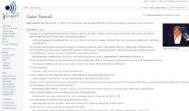 
							         Gabe Newell - Wikiquote								  
							    