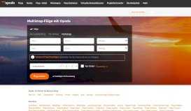 
							         Gabelflüge - Buche Multistop-Flüge mit Opodo								  
							    