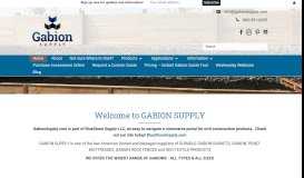 
							         Gabion Supply: Leading Supplier of Gabion Baskets, Cages, Walls ...								  
							    