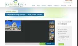 
							         Gables Ponce Apartment - Miami Real Estate - Sky Avenue Realty								  
							    