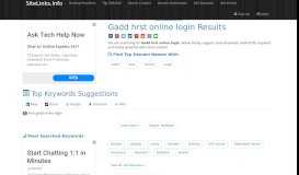 
							         Gadd hrst online login Results For Websites Listing								  
							    