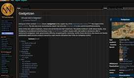 
							         Gadgetzan - Wowpedia - Your wiki guide to the World of Warcraft								  
							    