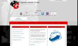 
							         Gadsden Middle School: Home Page								  
							    