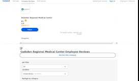 
							         Gadsden Regional Medical Center Employee Reviews - Indeed								  
							    