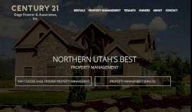 
							         Gage Froerer Property Management - CENTURY 21 Gage Froerer ...								  
							    