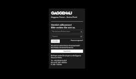 
							         Gaggenau Partner - Service Portal								  
							    