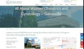 
							         Gainesville OB GYN: All About Women Obstetrics & Gynecology								  
							    