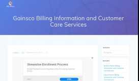 
							         Gainsco Billing Information and Customer Care Services - Bill Affairs								  
							    