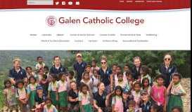 
							         Galen Catholic College: Home								  
							    