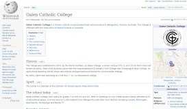 
							         Galen Catholic College - Wikipedia								  
							    
