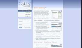 
							         Galen Gateway - Galen Patient Recruitment								  
							    