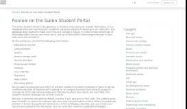 
							         Galen student portal review | College Essay Writing & Editing ...								  
							    