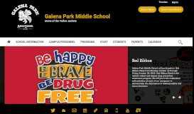 
							         Galena Park Middle / Homepage								  
							    