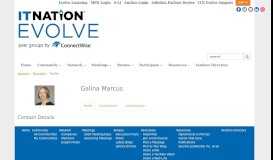 
							         Galina Marcus - Profile | IT Nation Evolve								  
							    