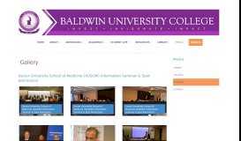 
							         Gallery | Baldwin University College								  
							    