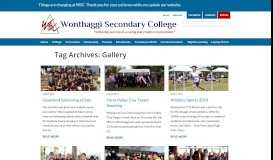 
							         Gallery | Wonthaggi Secondary College | Page 2								  
							    