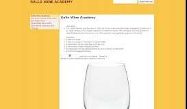 
							         GALLO WINE ACADEMY - Google Sites								  
							    