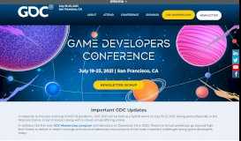 
							         Game Developers Conference: GDC								  
							    