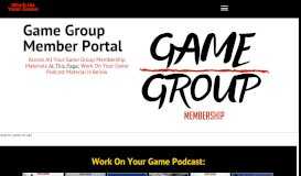 
							         Game Group Member Portal | Dre Baldwin - Creator & Author of 