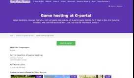 
							         Game hosting at G-portal - GoodGameServers.com								  
							    