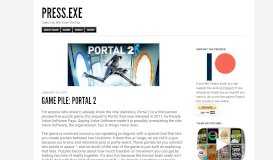 
							         Game Pile: Portal 2 | press.exe								  
							    